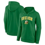 Women's Fanatics Green Oregon Ducks Campus Pullover Hoodie